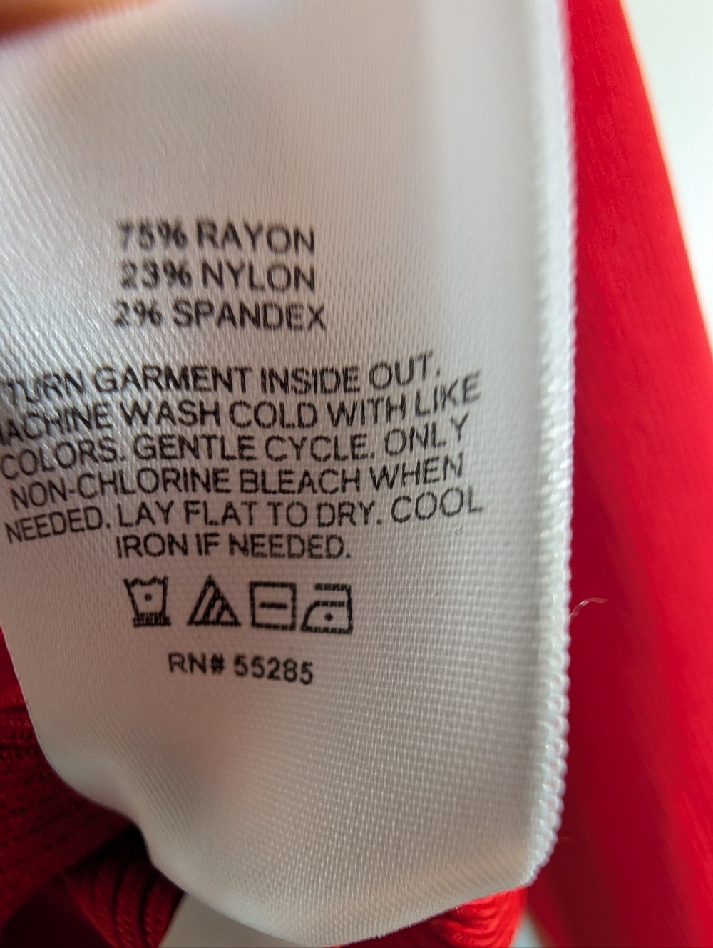 Express Red Ribbed Rayon Nylon Blend Cropped Sweater Top NEW! - Picture 5 of 7